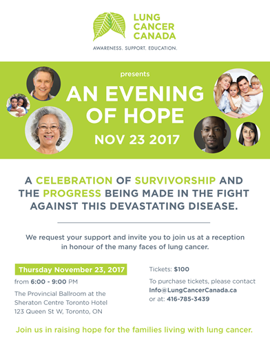 Evening of Hope Toronto 2017 Invitation
